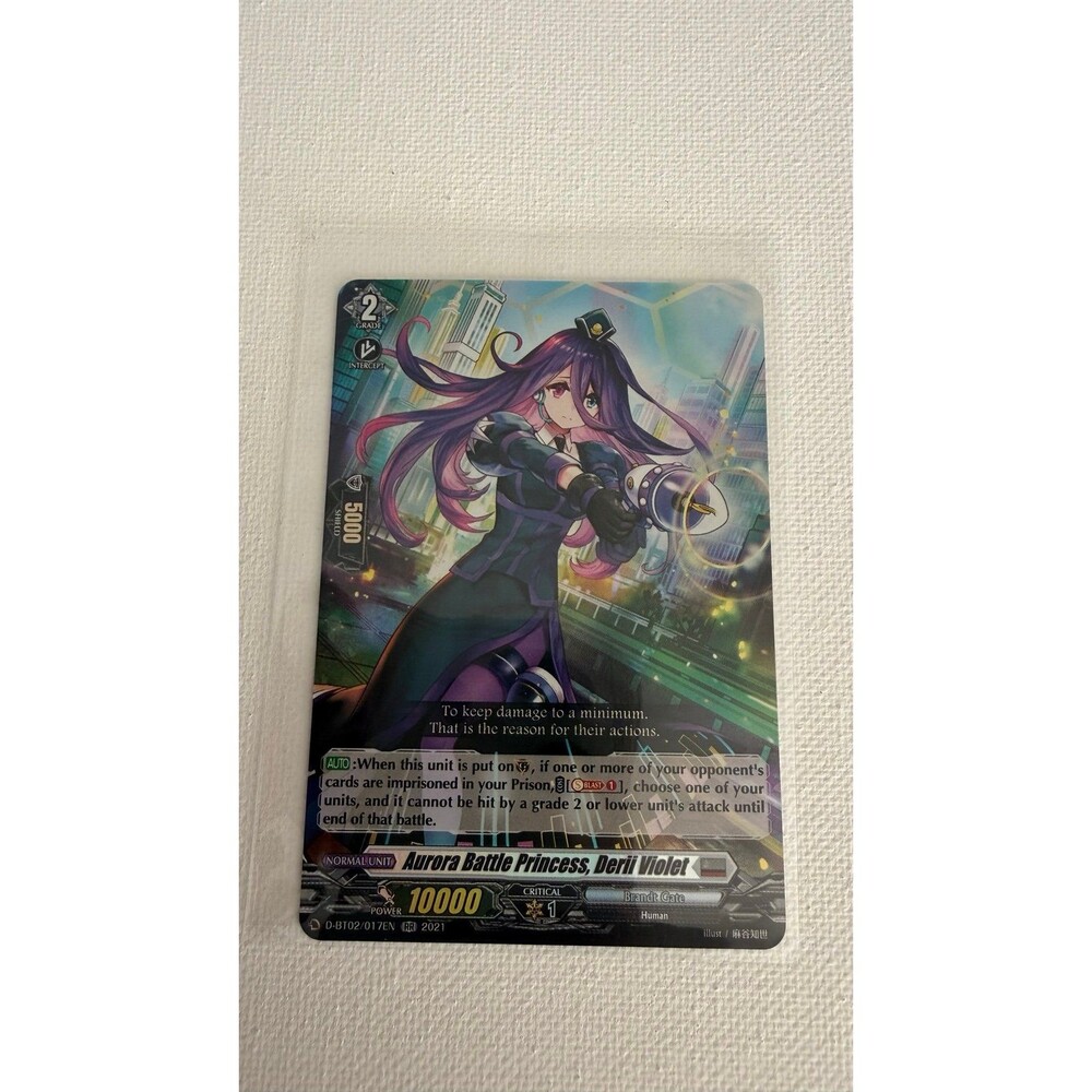Aurora Battle Princess, Derii Violet Trading Card
